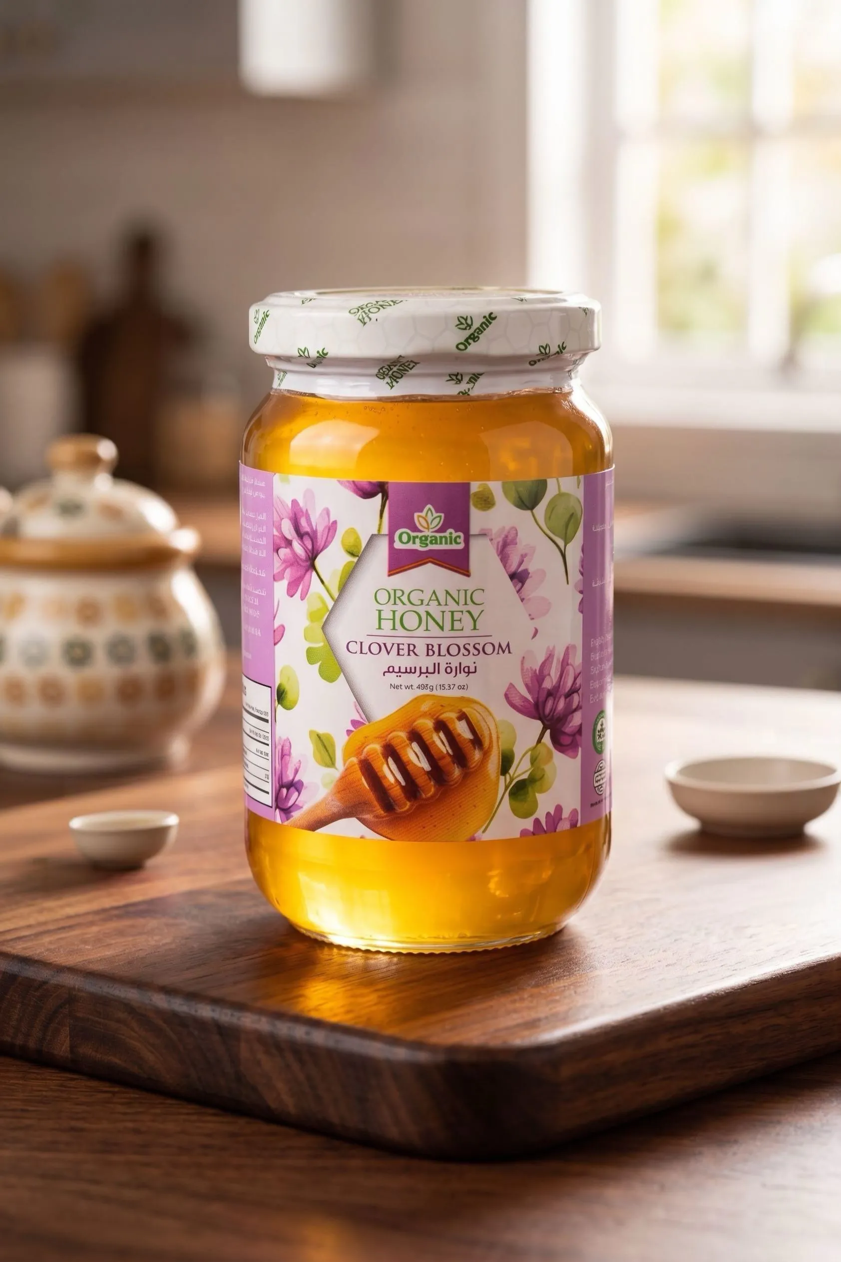 100% Pure Natural Clover Blossom Honey 950g | Organic Honey