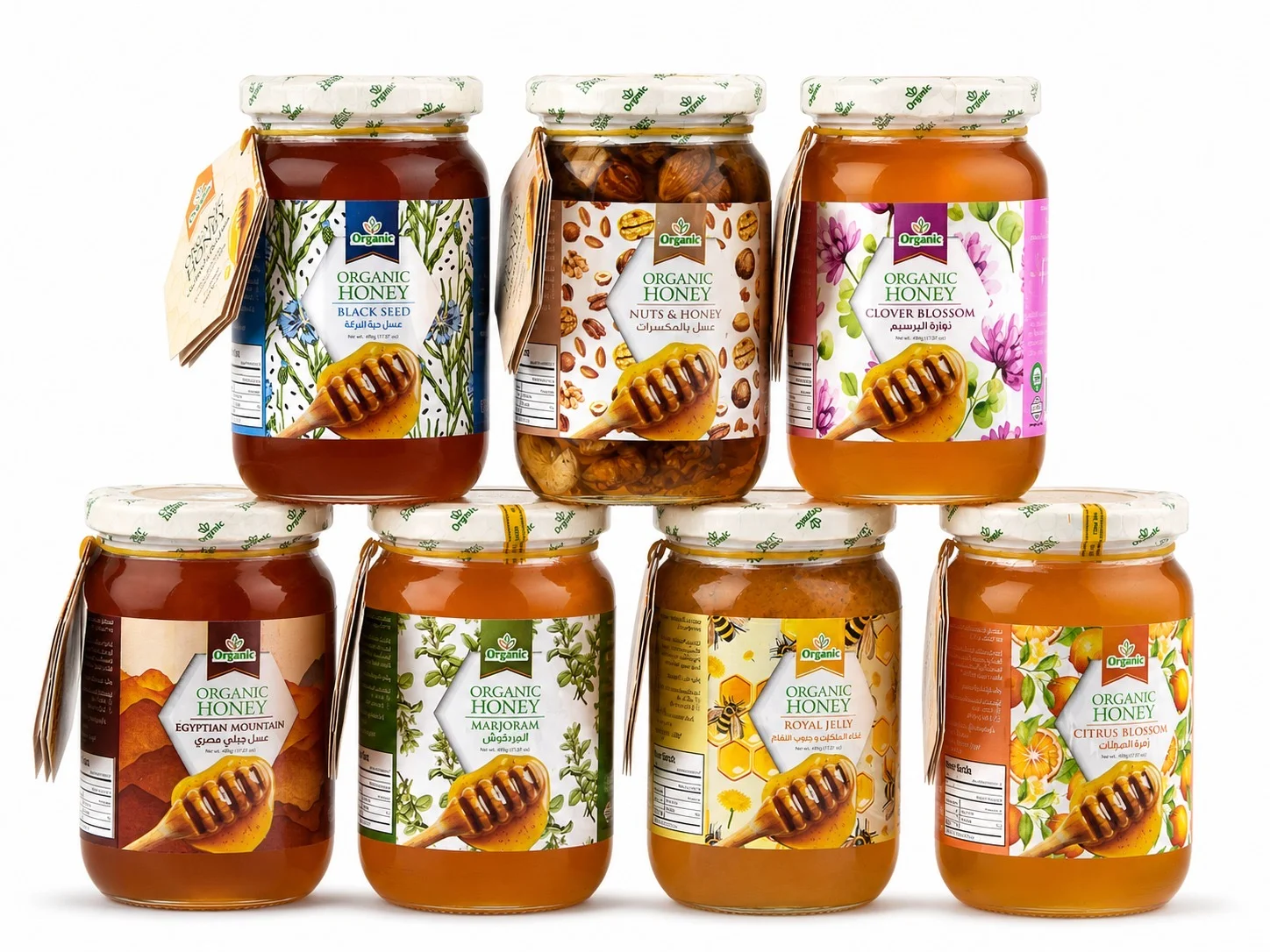 Natural Clover Blossom Honey 450g | Organic Honey